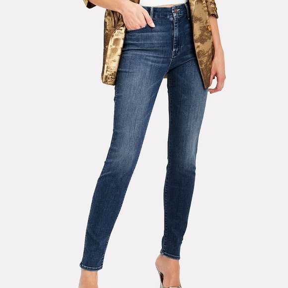 MOTHER Denim - MOTHER The Looker High-Waist Skinny Jeans